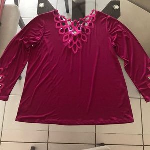 Joan Boyce Reversible Sequin Top